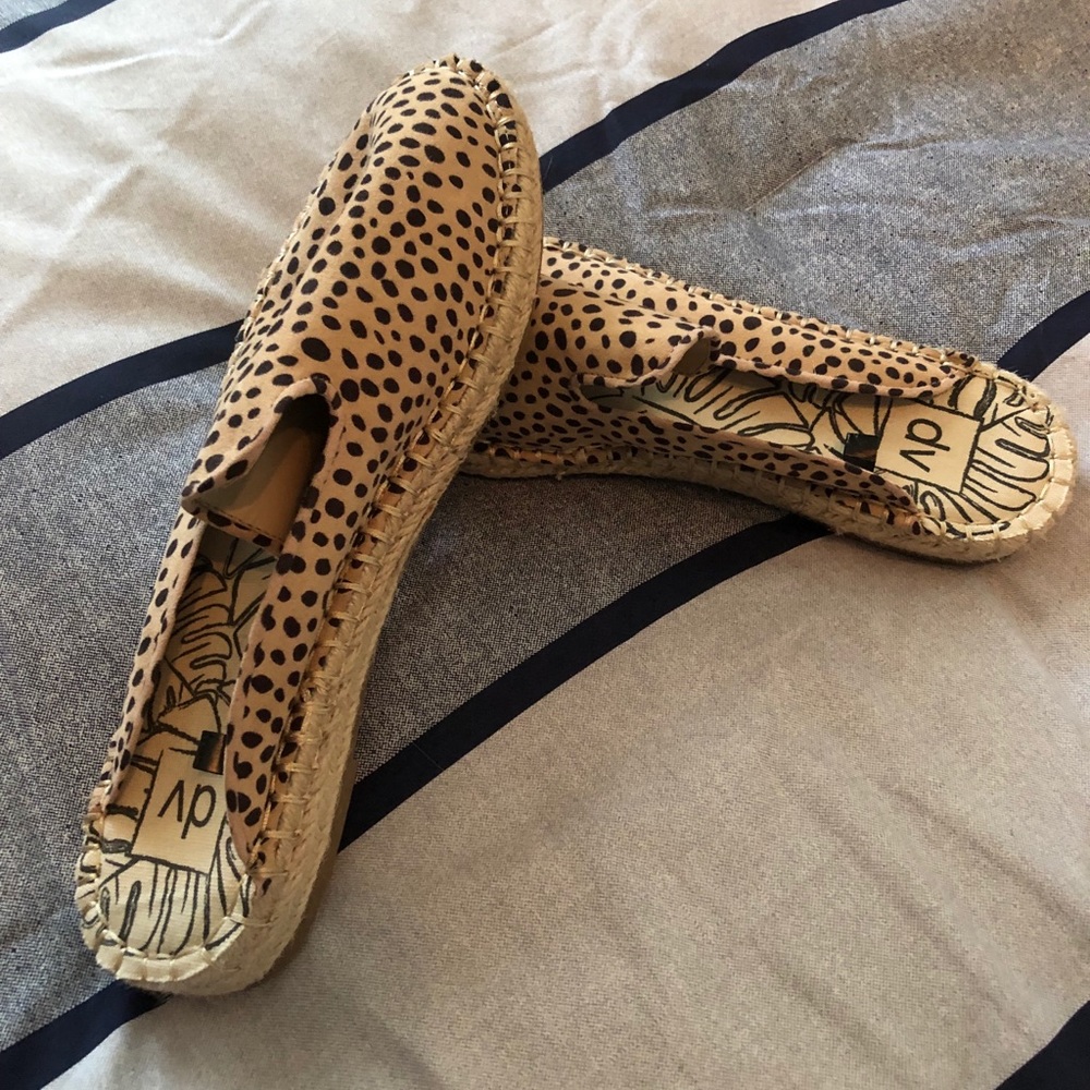 Cute Leopard Print Slip-Ons